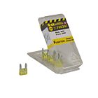 Techspan Tech-766247 20A Yellow Mini Blade Fuses (Pack of 5)