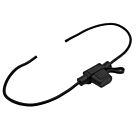 Techspan Tech-766257 Black Wire/Black Holder Fuse Holders (Pack of 25)