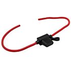 Techspan Tech-766268 Red Wire/Black Holder Fuse Holders (Pack of 25)