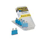 Techspan Tech-766548 15A Blue Standard Blade Fuses (Pack of 5)