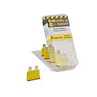 Techspan Tech-766549 20A Yellow Standard Blade Fuses (Pack of 5)