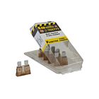 Techspan Tech-766775 7.5A Brown Standard Blade Fuses With LED Indicator (Pack of 5)
