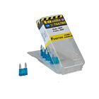 Techspan Tech-766788 15A Blue Mini Blade Fuses (Pack of 5)