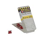 Techspan Tech-766797 10A Red Mini (Low-Profile) Blade Fuses (Pack of 5)
