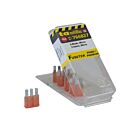 Techspan Tech-766827 10A Red Micro-3 Blade Fuses (Pack of 5)