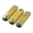 Techspan Tech-766837 5A Yellow GBC Fuse (Pack of 5)