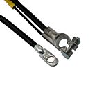 Techspan tech-767759 Black Pre-Assembled Top Post Battery Cable with Lead