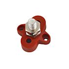 Techspan tech-767886 250A Red Battery Power Single Distribution Post