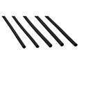 Techspan Tech-769364 Black Single Wall Heat Shrink Tubing