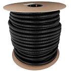 Techspan Tech-769872 Black Convoluted Tubing/Split Loom