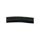 Techspan Tech-769904 Black with Grey Stripe Convoluted Tubing/Split Loom
