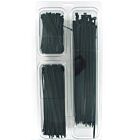 Techspan TechPAC400-0 UV Black Cable Tie (Pack of 400)