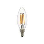 Turolight AR2-B10-I90-5.5W-40-E12-D-C 5.5W B10 LED Filament Bulb