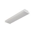 Turolight DL-WA2-4F-MW-MK-120-347V-D 4' White Wrap Around Wattage and CCT Selectable