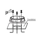 Turolight EDA-BOL-ANCHOR-SET Bollard Anchor Bolt Assembly