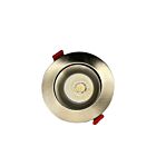 Turolight EDA-ECL-4-17W-MK9-120-347V-BN-0-10V 17W Brushed Nickel 4" LED Regressed Gimbal Light