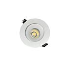 Turolight EDA-ECL-4-17W-MK9-120-347V-WH-0-10V 17W White 4" LED Regressed Gimbal Light