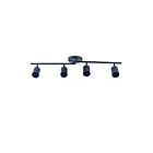Turolight FIT-SM-TRK-GU10-4H-BK 200W Sand Black Fixed Track