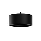 Turolight HS-VERS-9-MB-MB-CYL 9" Matt Black Cylinder Trim