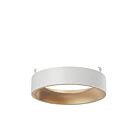 Turolight HS-VERS-9-WH-GD 9" White and Gold Deco Trim