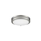 Turolight RGD-FM2-14-MW-MK-D-2R 14" Brushed Nickel Flush Mount Wattage and CCT Selectable