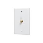 Vista Electrical B48216 Cable Jack & Plate 75 Ohm (Pack of 10)