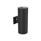 Votatec OW0608G-2-20-853-BK Wattage Selectable Black Outdoor Wall Cylinder