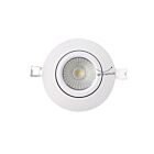 Votatec VO-GRP4W10-120-60-D-WH White 10W 4" Gimbal Slim Round Panel