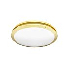 Votatec VO-RF18W38-120-D-5Way-BB Gold Slim Flush Mount Wattage and CCT Selectable