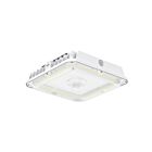 Votatec VO-SCPW75-347-3WAY-S-WHITE White LED Canopy Light Wattage and CCT Selectable