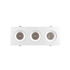 Votatec VO-SP3.5W36-120-D-5WAY-3H-wh 26W 4" Matte White Recessed Gimbal Light CCT Selectable