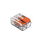 Wago 221-412 32A Transparent Splicing Connector with Levers for All Conductor Types (pack of 100)