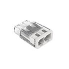 Wago 2773-402 32A Transparent Compact Pushwire Splicing Connector for Solid and Stranded Conductors (pack of 100)