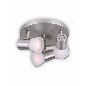 canarm hudson 3 lights brushed nickel fixture icw517a03bn