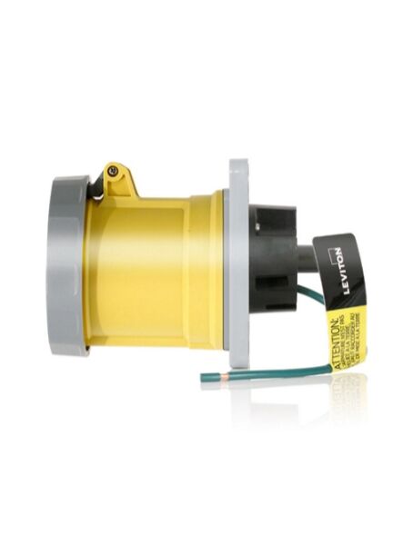 100A-yellow-receptacle-sideview
