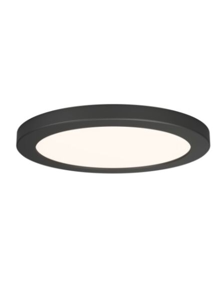 Artika light modern and durable 18 watt LED flat panel light in matte black finish