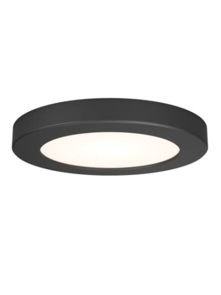Artika lighting modern and durable 9 watt flat panel light in matte black finish