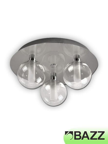 bazz sphere chrome ceiling light c141633c