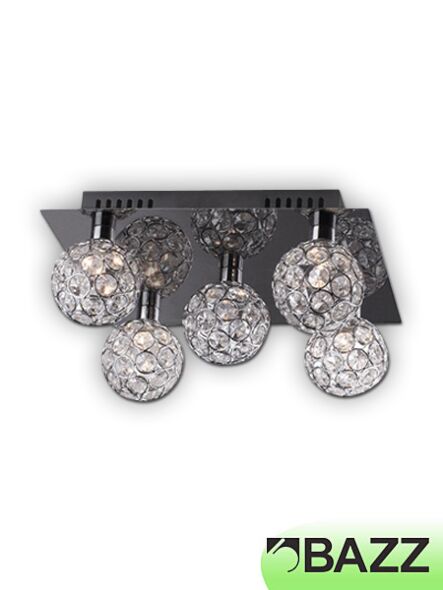 bazz glam chrome ceiling light c15569ch