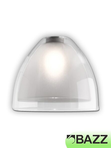 bazz lubik frosted glass lamp shade h13x01cw