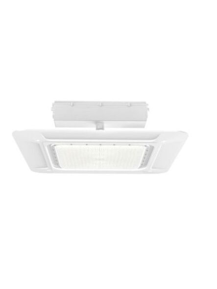 Beyond LED energy-efficient 200-watt LED canopy light in white structure finish