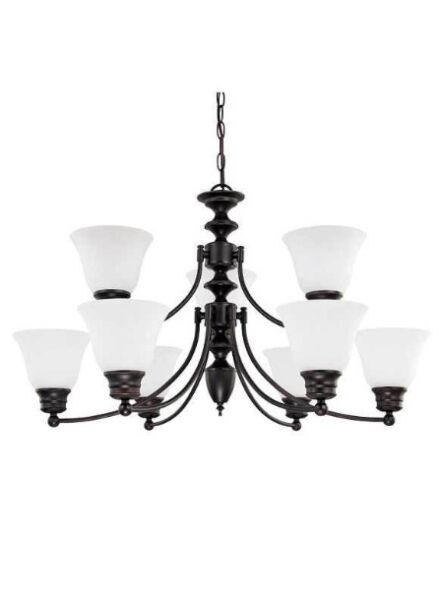 black chandelier