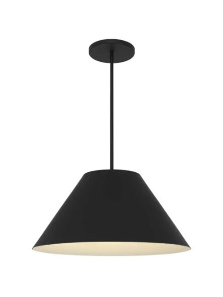 black pendant light