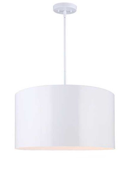 canarm knox ich405b03wh20 3-light white chandelier