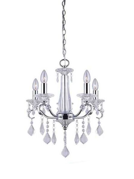 canarm mae ich408b05ch 5-light chrome chandelier