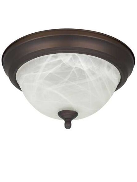 canarm ifm411 orb 2-light oil rubbed bronze ceiling light