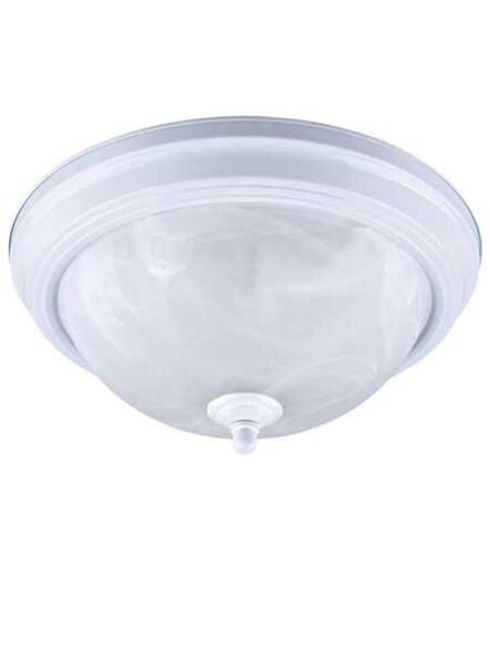 canarm ifm411 wh 2-light white ceiling light
