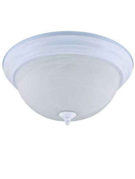 canarm ifm413 wh 2-light white ceiling light