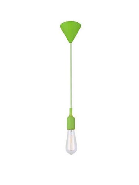 canarm luna ipl349b01gr 1-light green pendant light