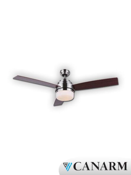 canarm carling series 52" ceiling fan brushed nickel cf52car3bn
